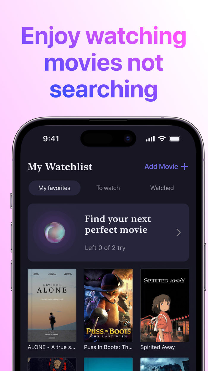 AI Movie Finder  Tracker