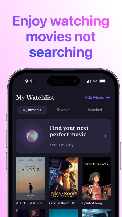 AI Movie Finder & Tracker