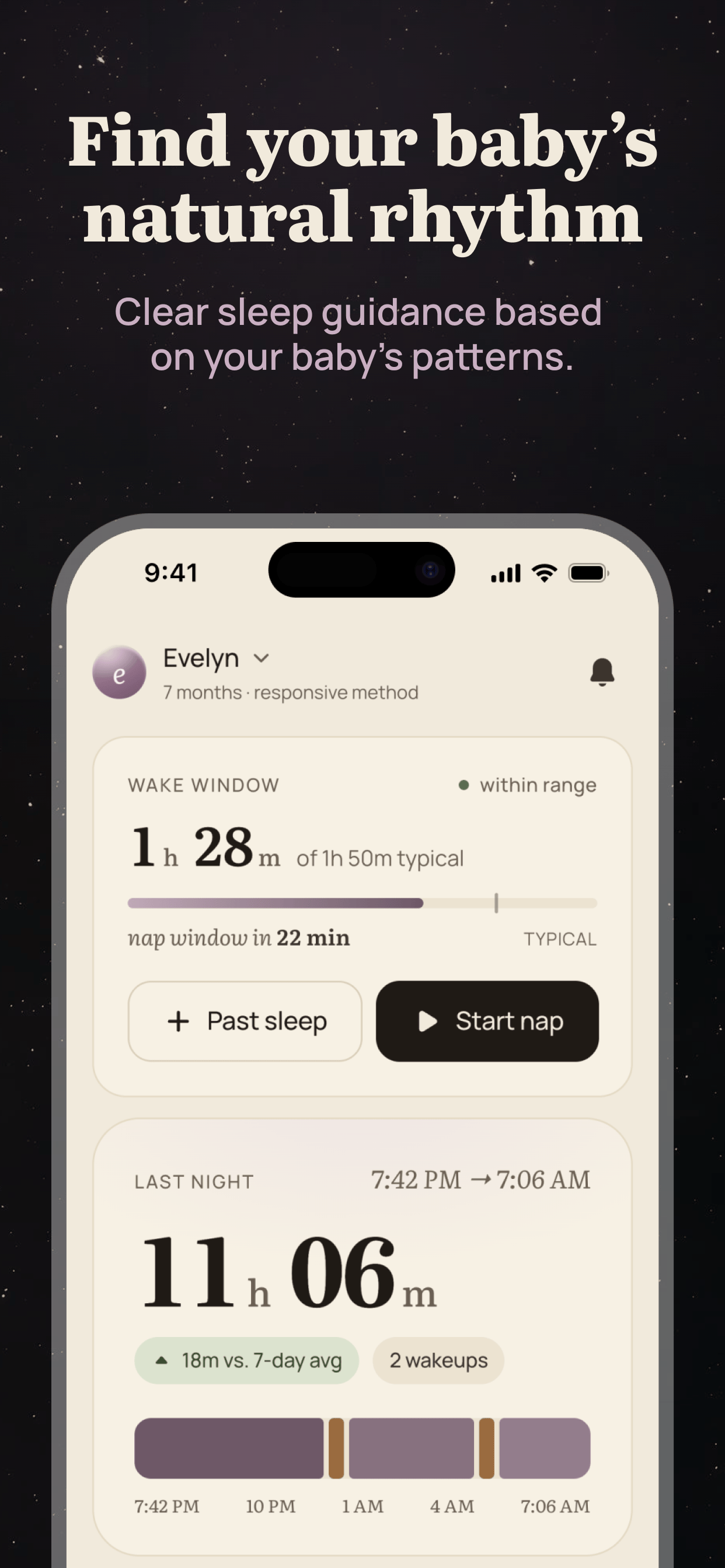 baby sleep tracker - tiho