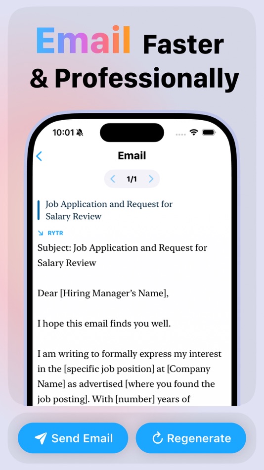 #5. AI Writing Assistant: Raytr (iOS) 由: Aghdas Yilmaz
