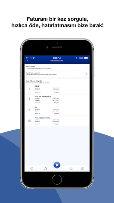 Faturamatik Mobil Şube Screenshot