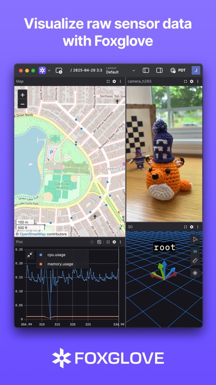 Foxglove WebSocket Bridge