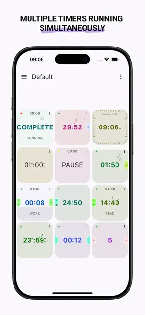 Multitimer - speak timer screenshot 1