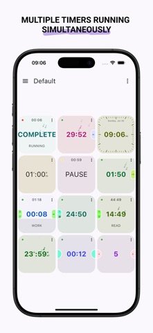 Multitimer - speak timer Screenshot 1 of 6