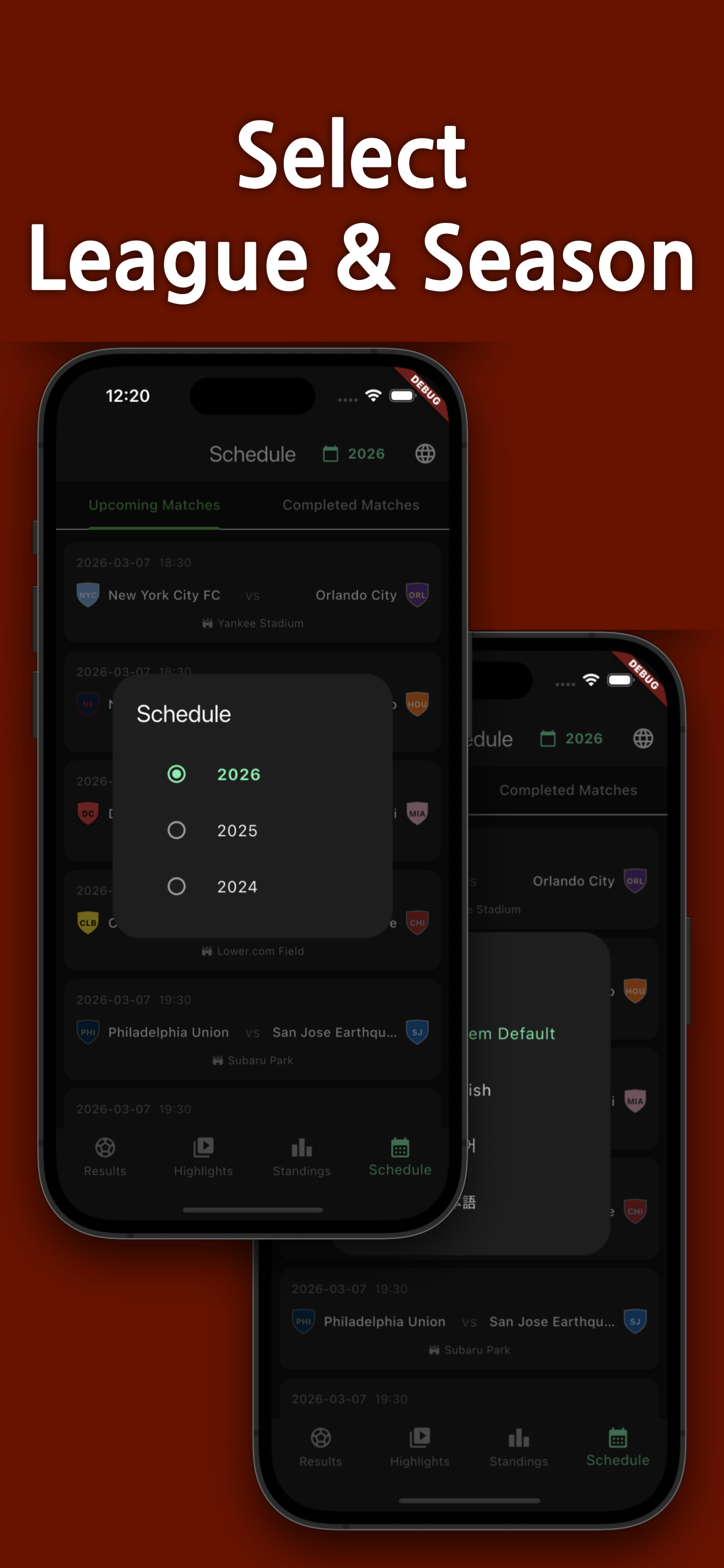 Major Soccer Highlights screenshot 3