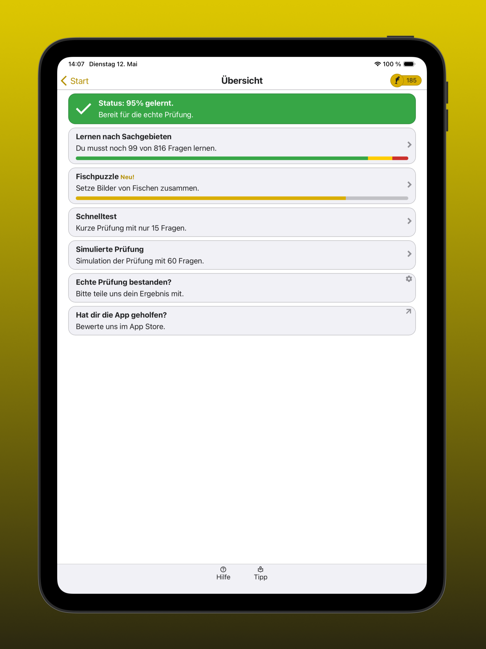 Fischer Lernfragen BW screenshot 14