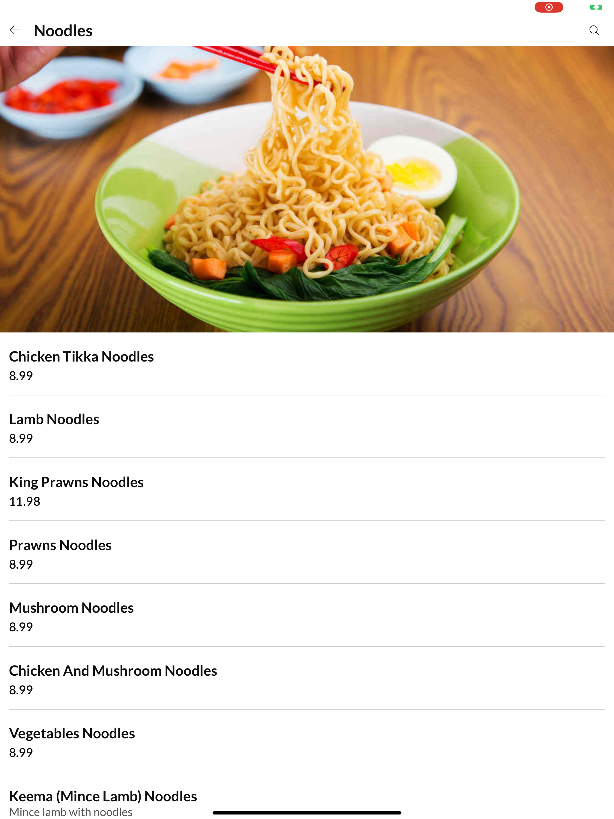 The Noodles And Burgers