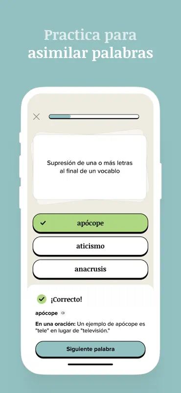 Vocabulary - Aprende palabras screenshot 4 of 10