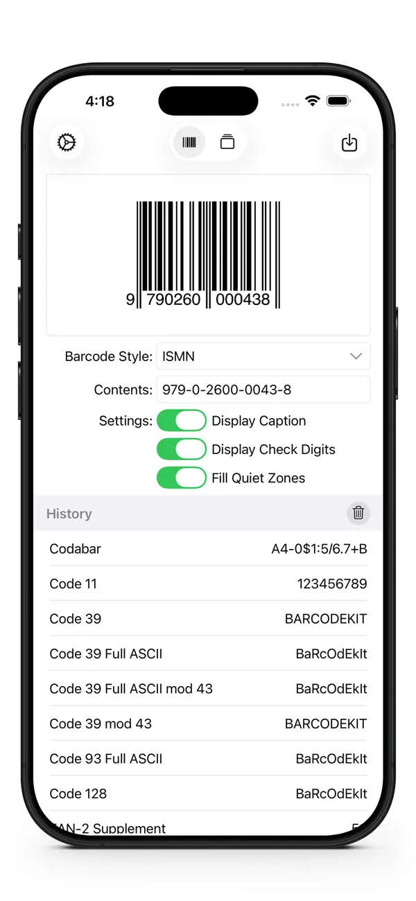 #3. Barcode Generator - CreateCode (iOS) Göre: Xi'an 7kit Technology Co., Ltd.