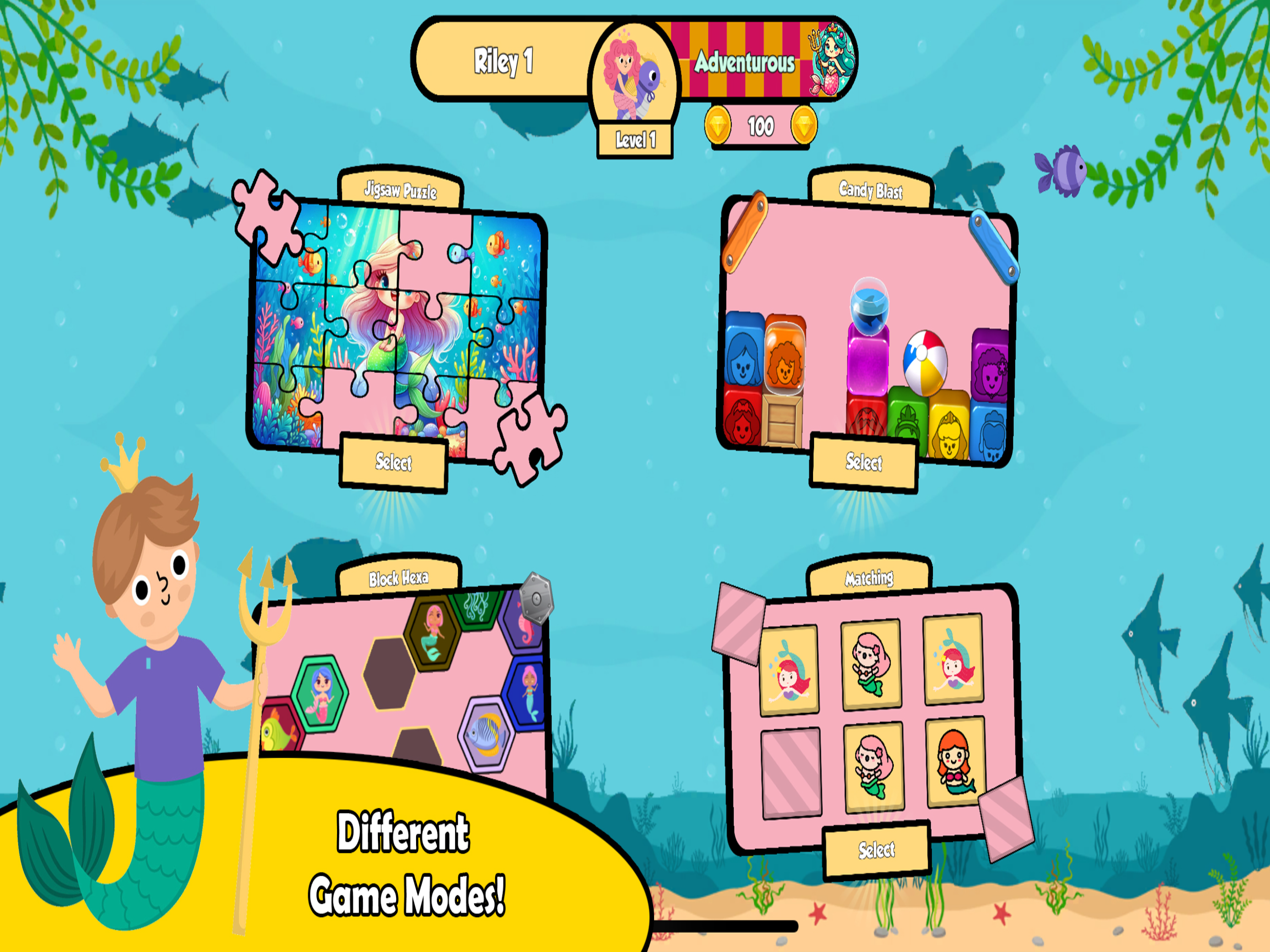 Mermaid Games: Puzzles screenshot 12