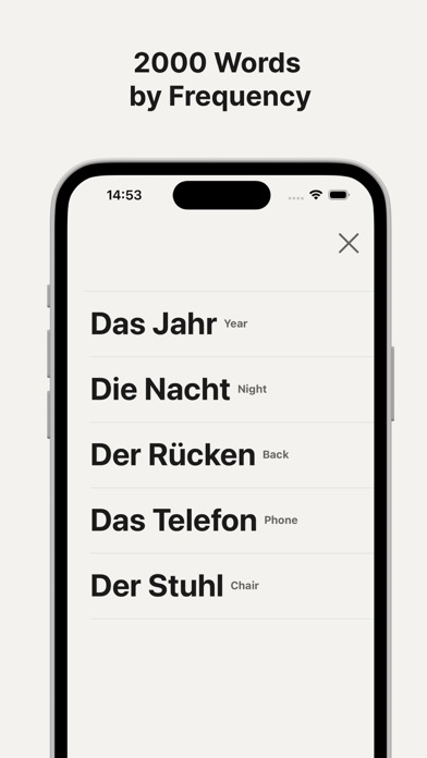 DerDasDie. German articles Screenshot