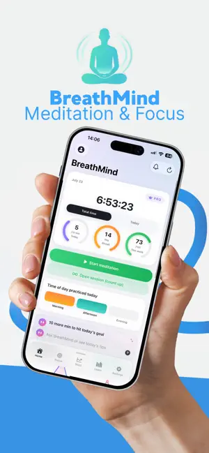 BreathMind: Meditation & Focus screenshot 1