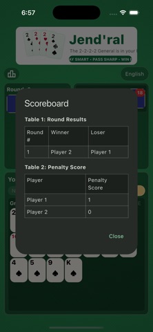 Jend'ral: Fun Card Game Screenshot 5 of 8