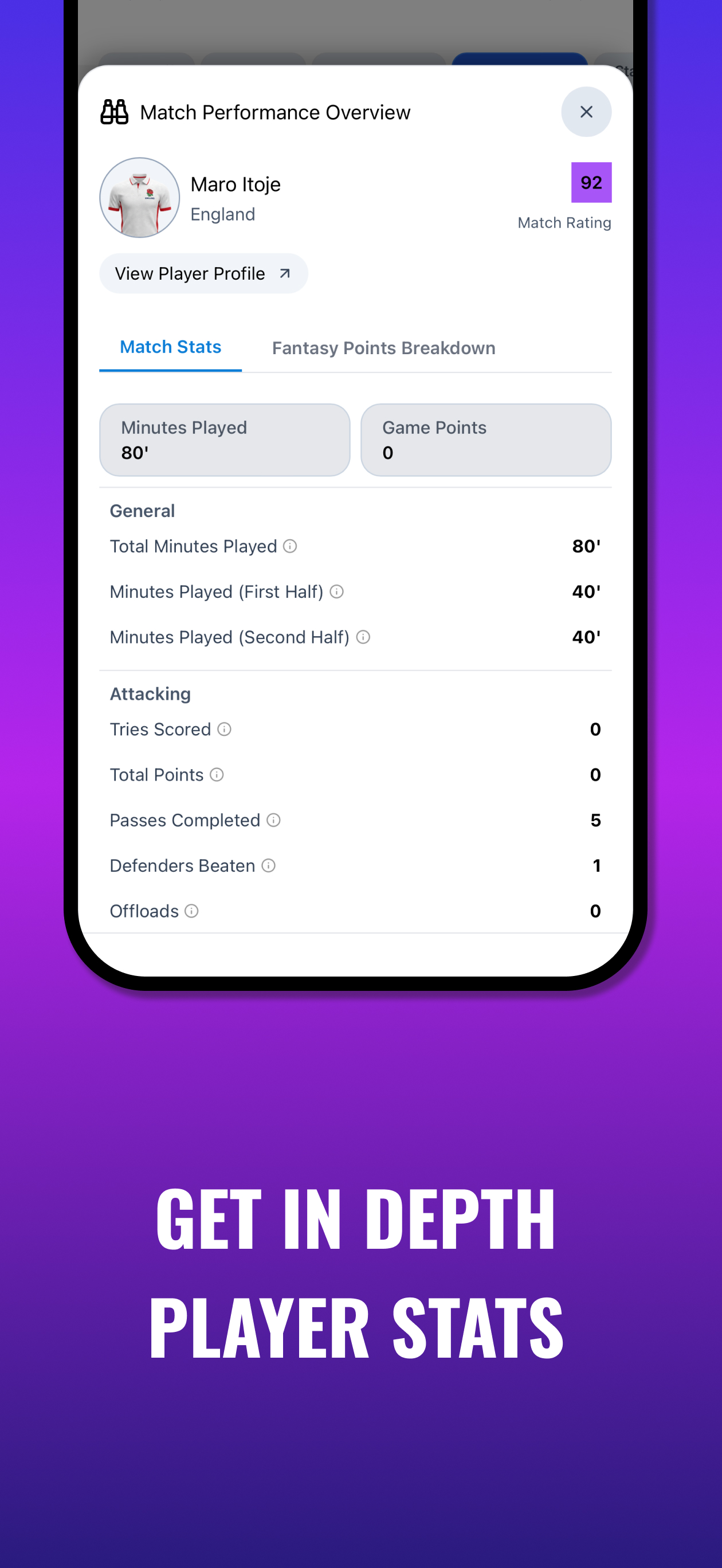 Scrummy - Fantasy Rugby