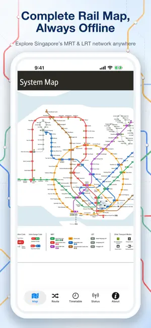 Singapore MRT LRT Offline screenshot 1