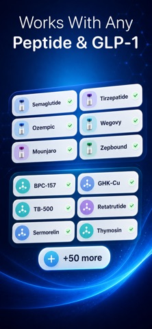 GLP-1 Peptide Tracker: Vitadel Screenshot 2 of 7