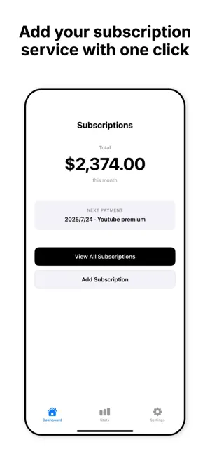 LifeOS: Subscriptions screenshot 1