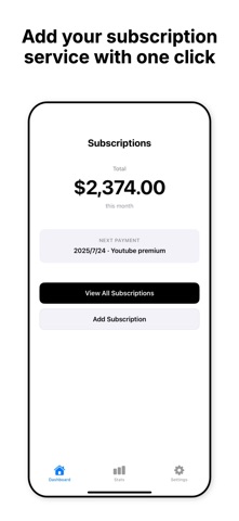 LifeOS: Subscriptions Screenshot 1 of 3