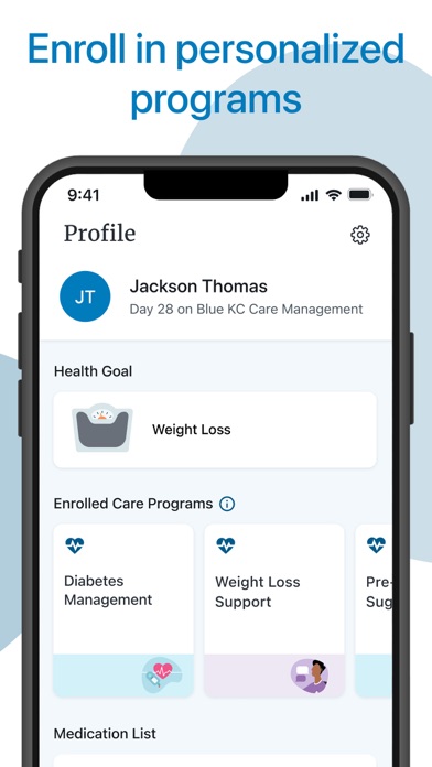 Blue KC Care Management iPhone screenshot 7 - Medical app