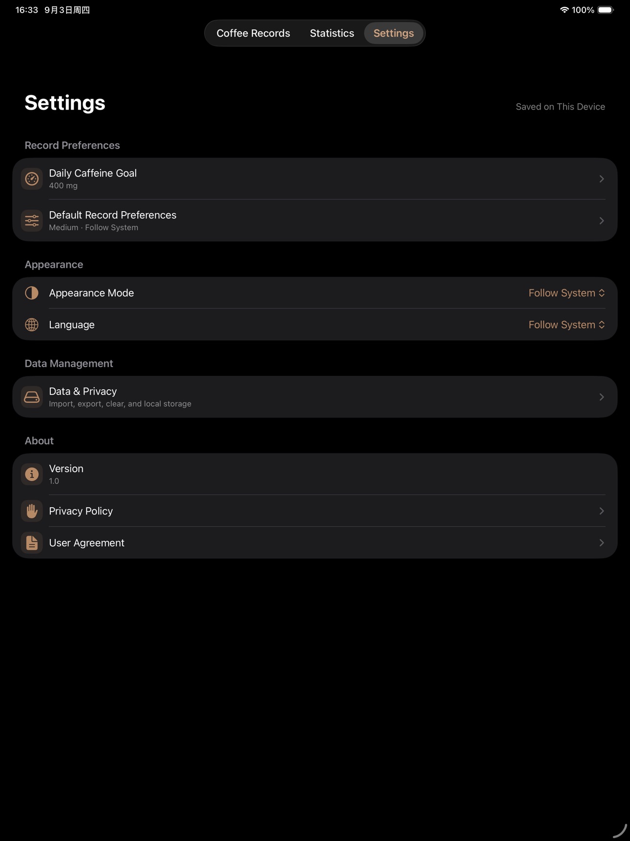 Screenshot 7 of Daily Coffee - AI Photo Log