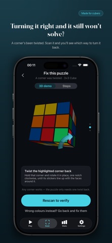 SpinCube: Cube Solver+Timer Screenshot 5 of 6