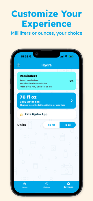 Hydra - Water Tracker & Widget Screenshot 5 of 7