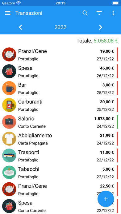 Fast Budget - Gestione Spese screenshot 2