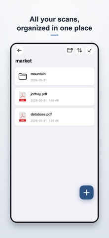 Scan to doc iPhone screenshot