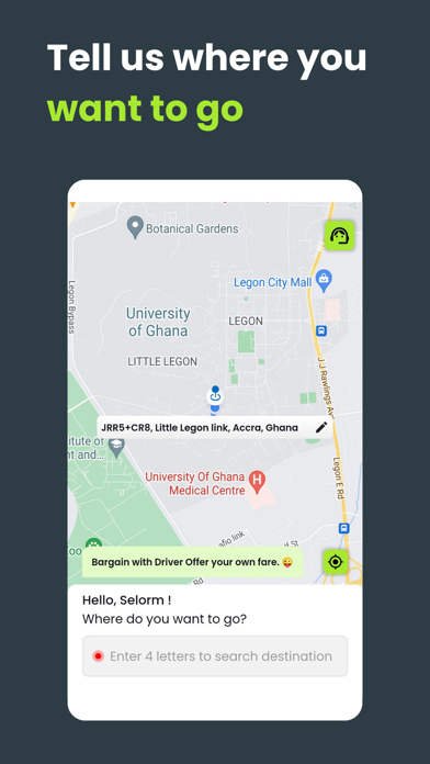 Ridestarr iPhone screenshot 2 - Travel app
