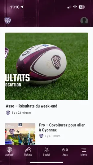 SA XV Charente Rugby screenshot 4