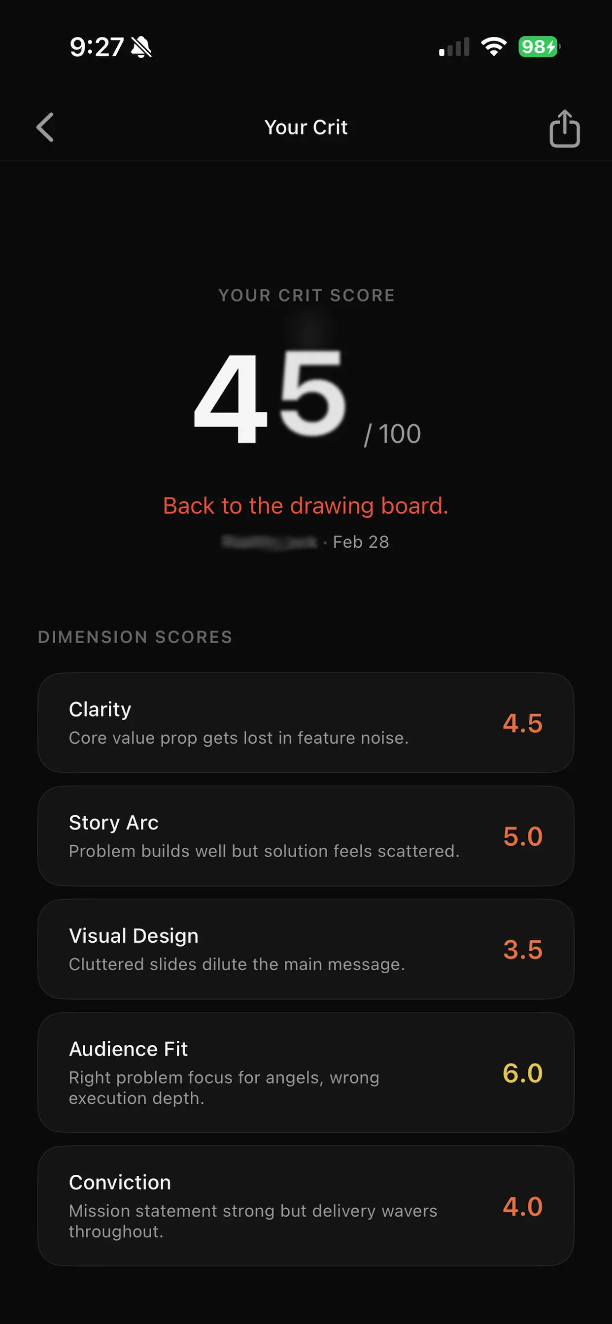 #8. Crit: AI Design Advisor (iOS) Με: IDYeah Studio LLC