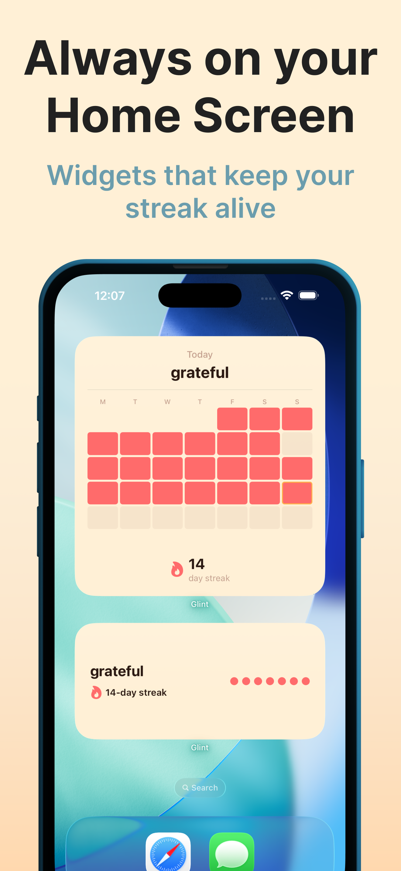 Glint - One Word Journal