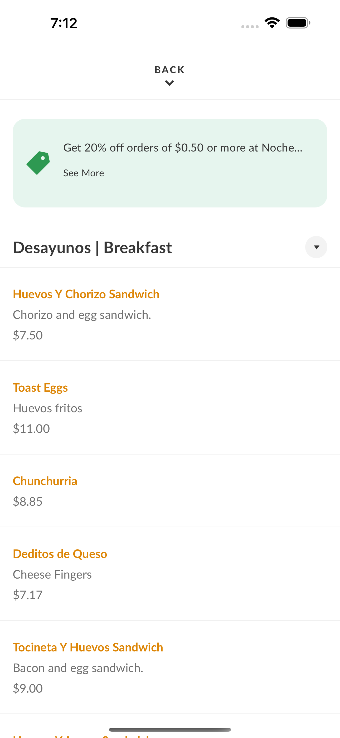Noches De Colombia Restaurant