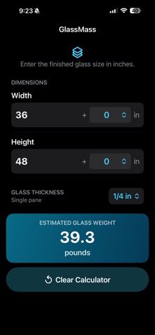 GlassMass Screenshot 3 of 3