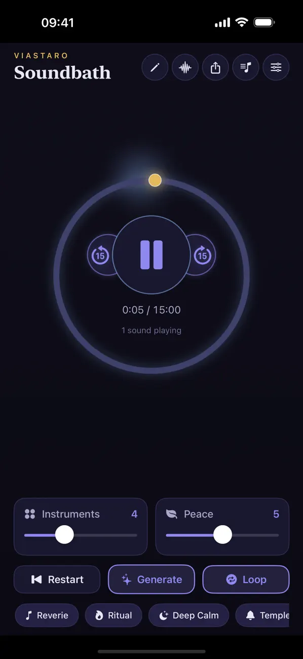 Screenshot #1 pour Occultique Soundbath