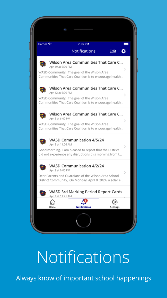 #4. Wilson Area SD App. (iOS) 由: Wilson Area School District