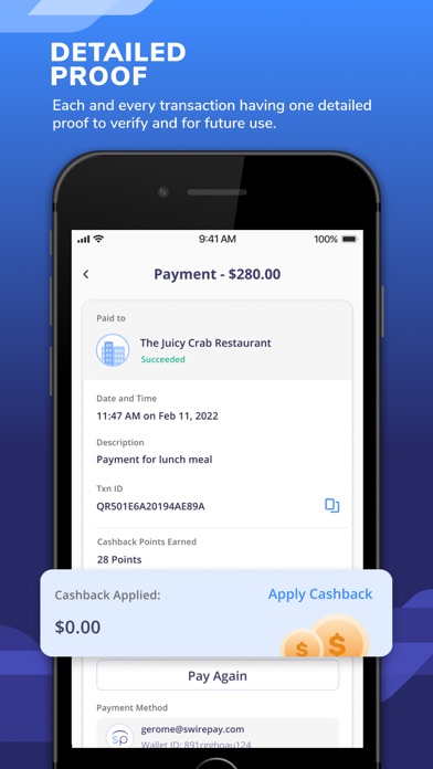 Screenshot 4 of Swirepay App