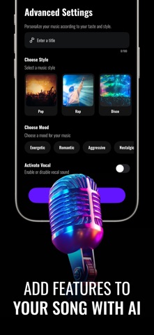Song AI Music & Song Generator iPhone screenshot