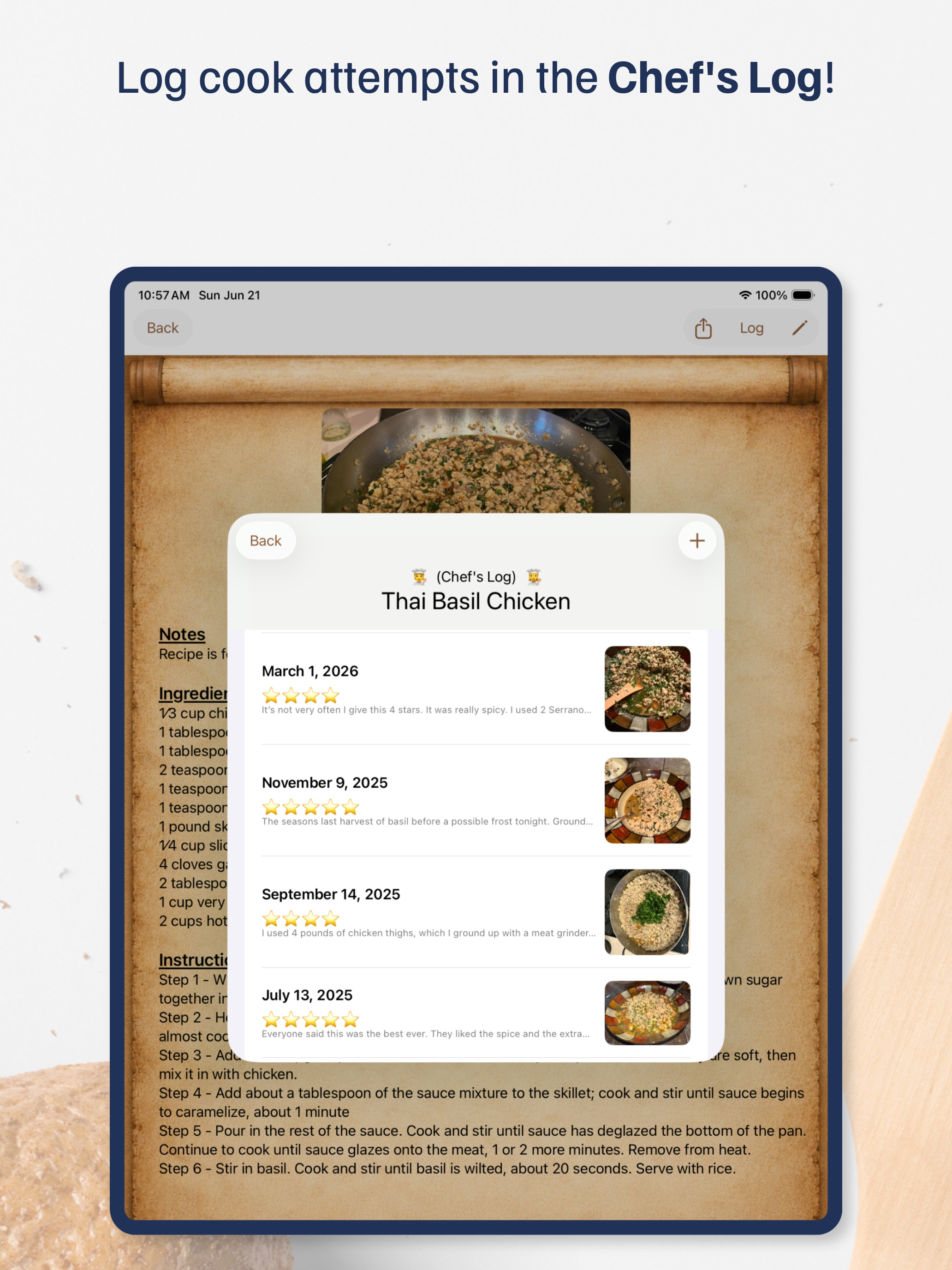 Recipe Chest & Log screenshot 13