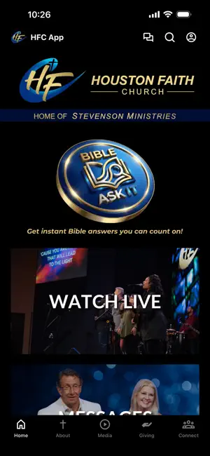 Houston Faith Church. screenshot 1