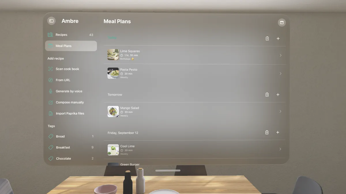Ambre: Recipe Organizer screenshot 5
