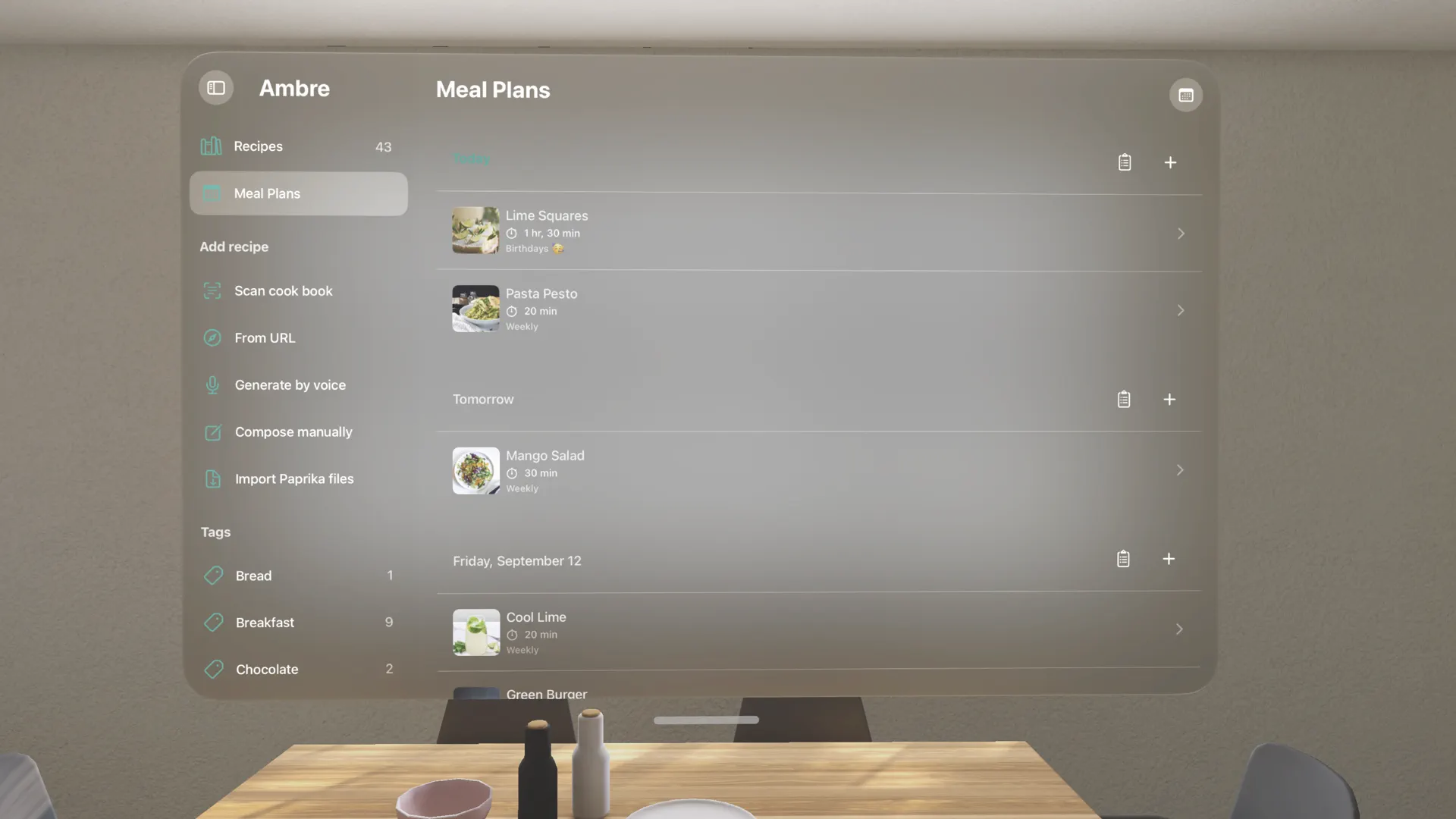 Ambre: Recipe Organizer screenshot 5