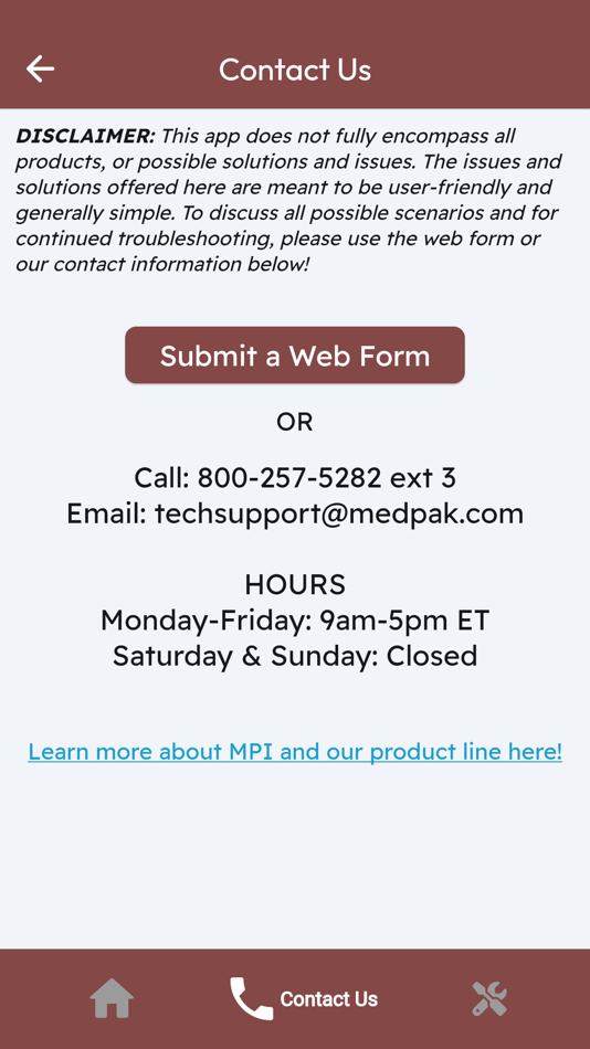 #2. MPI Technical Assistance (iOS) 由: Medical Packaging Inc., LLC