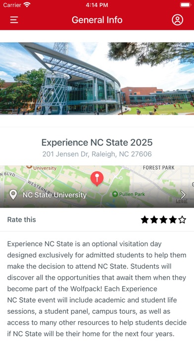 Screenshot #1 pour NC State University Guides