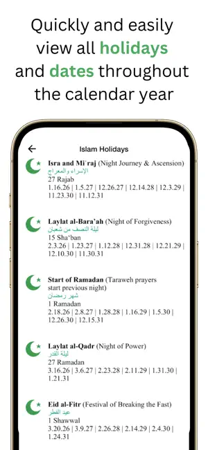 My Islam Calendar screenshot 4