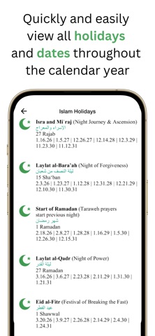 My Islam Calendar Screenshot 4 of 7
