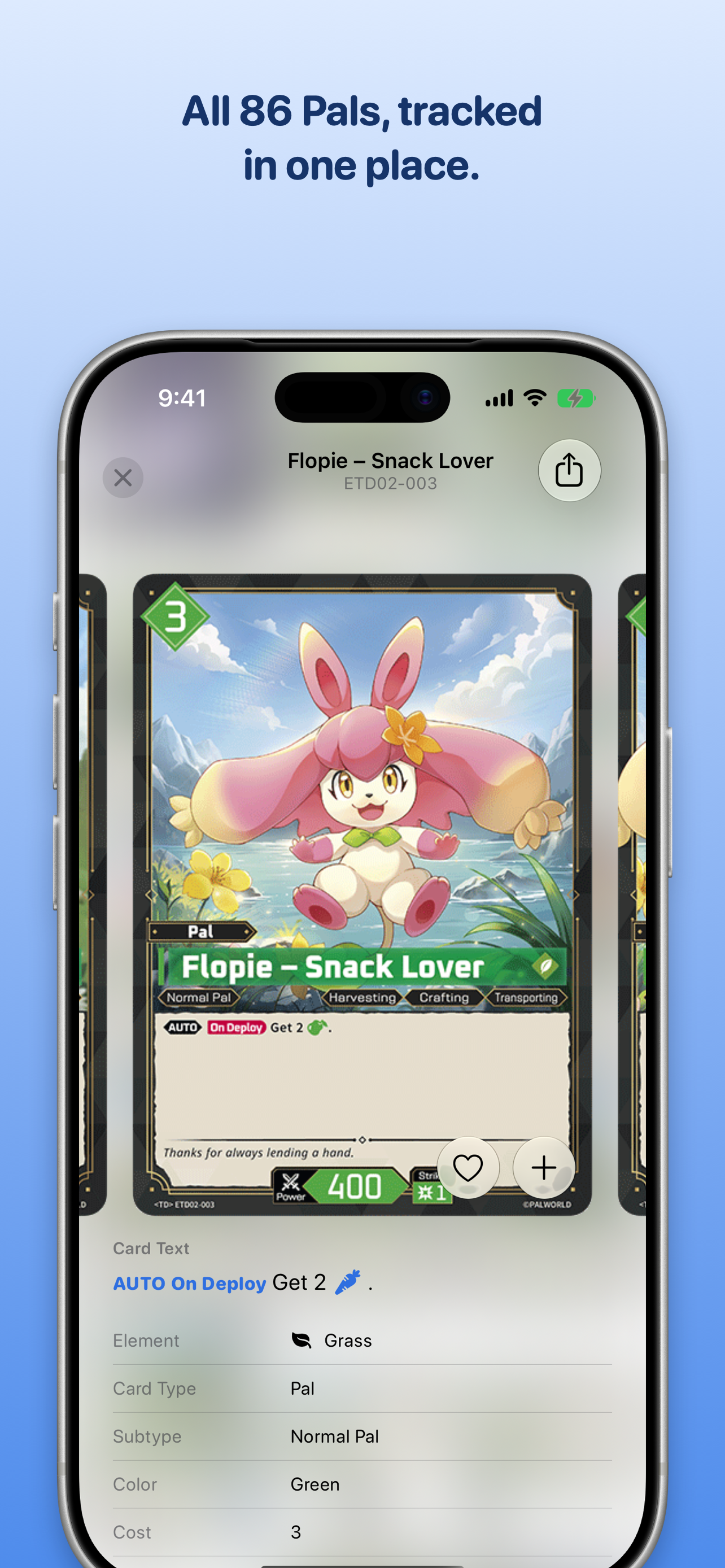 Paldex for Palworld TCG screenshot 3