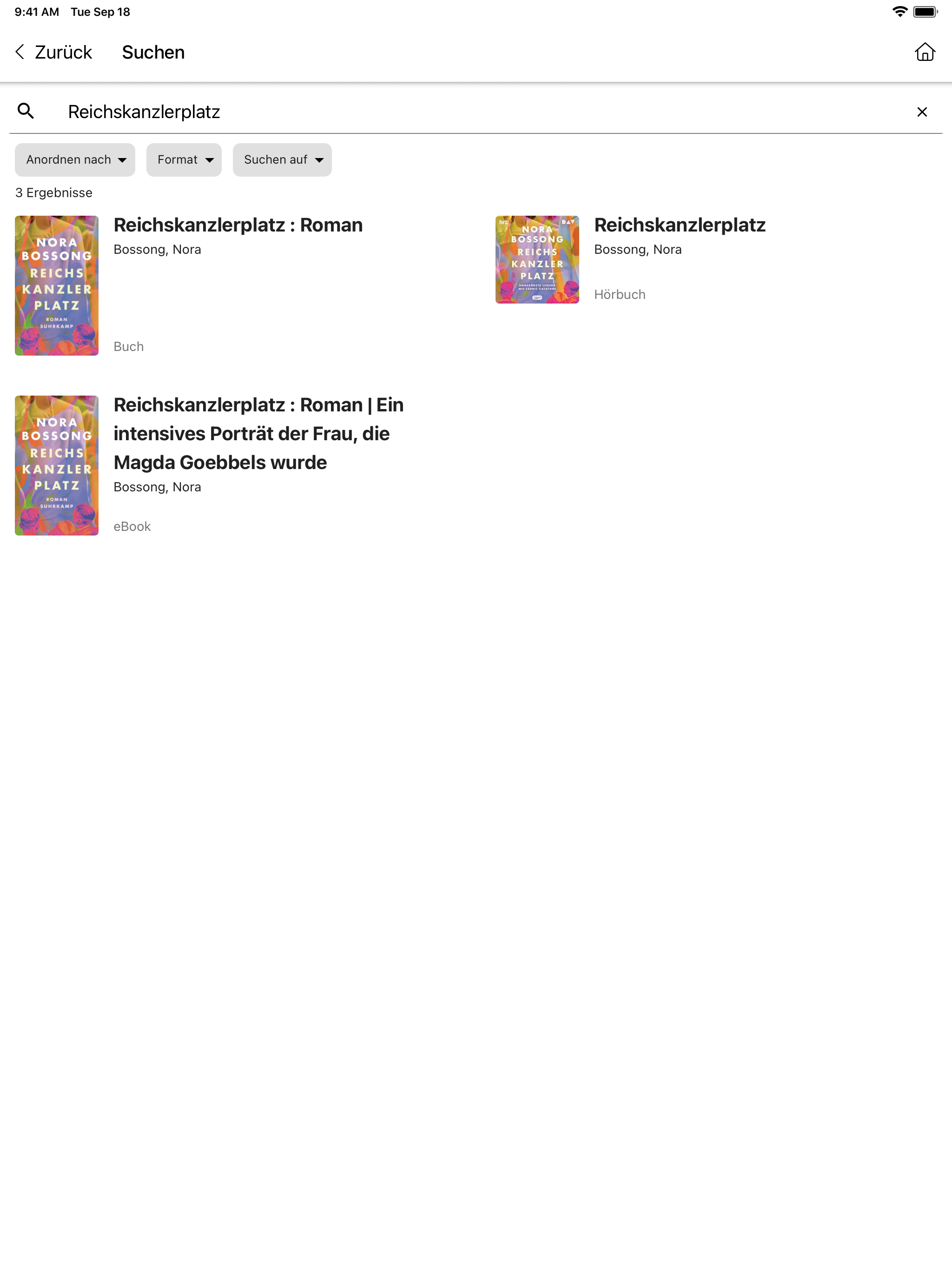 Stadtbibliothek Freiburg screenshot 9