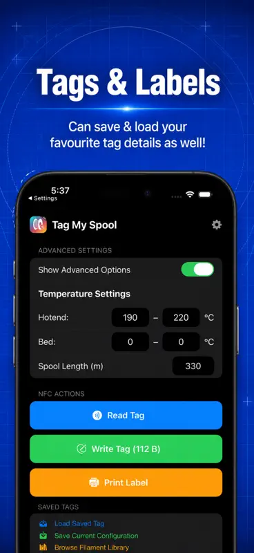 Tag My Spool – NFC Filament screenshot 5 of 9