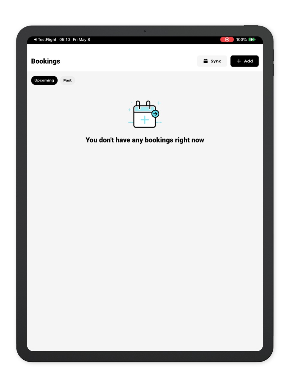 iPad screenshot